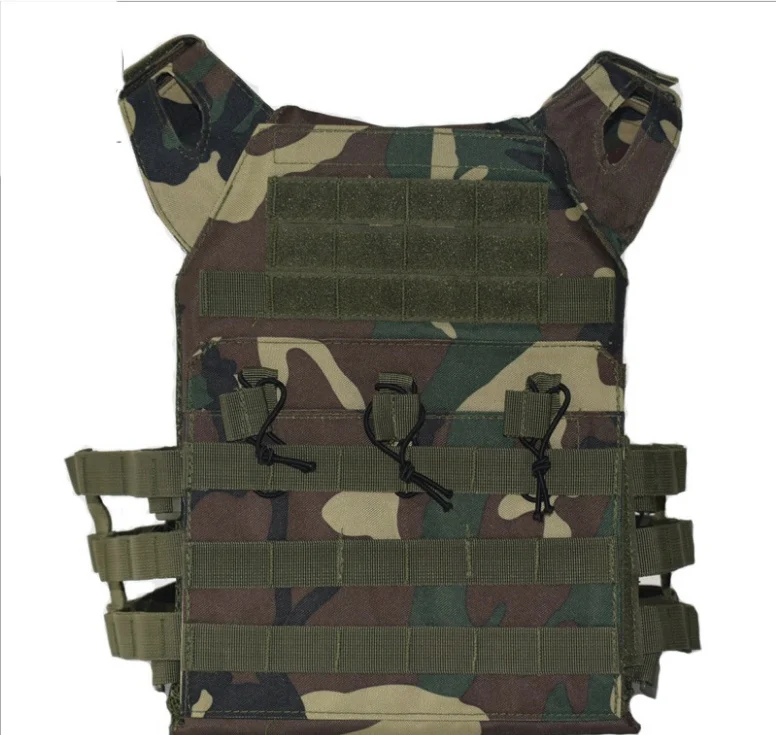 Jungle camouflage Уличный армейский тактический жилет, тренировочный жилет для рыбалки, охоты, спортивный Камуфляжный военный Регулируемый Сверхлегкий защитный рюкзак - Цвет: Jungle camouflage