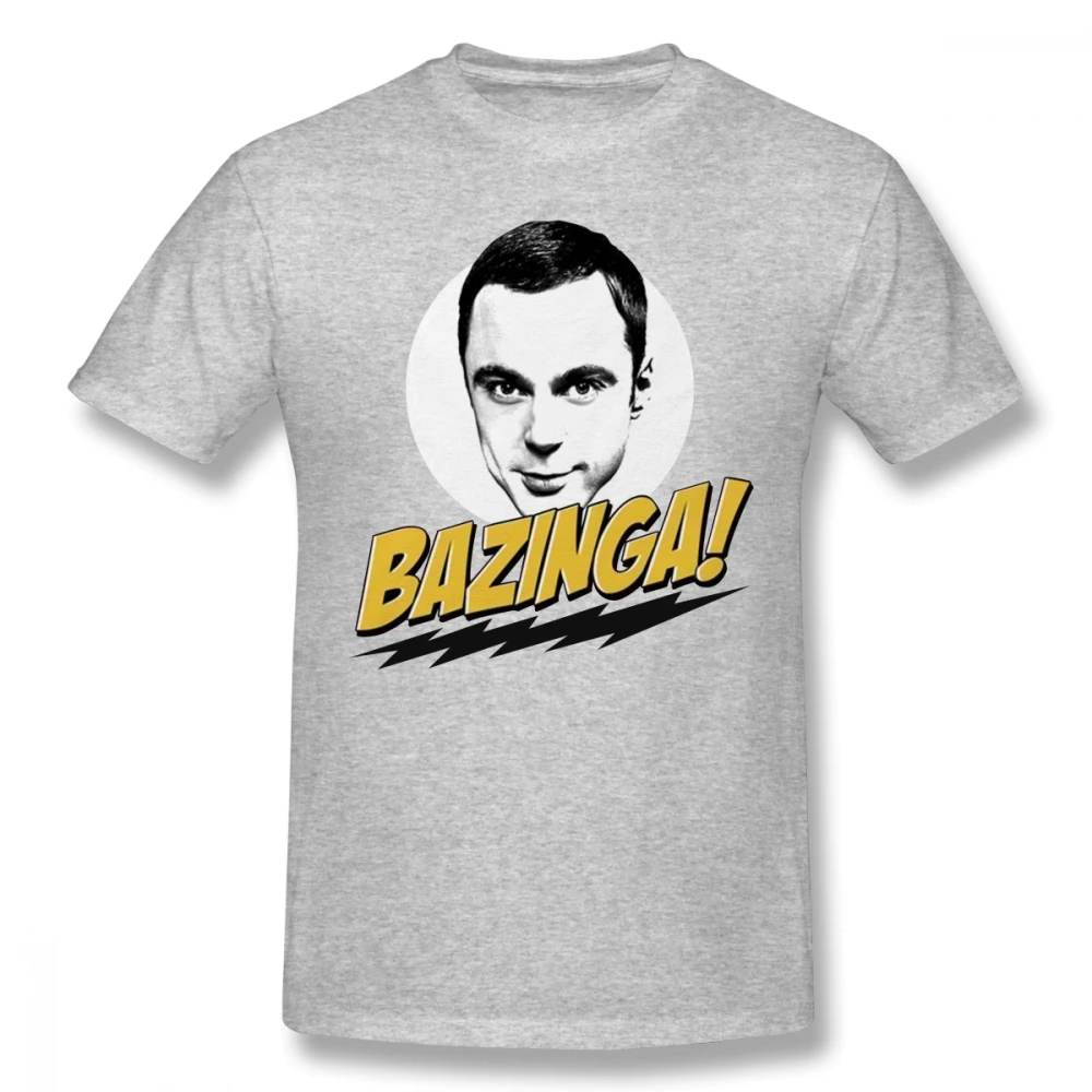 Sheldon Cooper Bazinga футболка для мужчин плюс размер пользовательская команда | Мужская