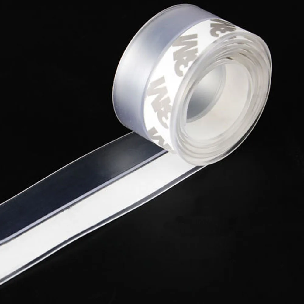 Transparent Windproof Silicone Sealing Strip Bar Door Sliding Strips For Weatherstrip Draft #YY | Дом и сад