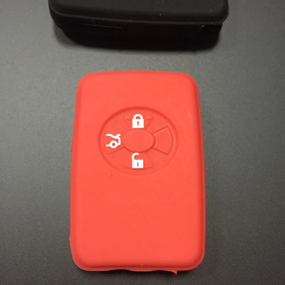 Силиконовый Автомобильный ключ силиконовый защитный чехол держатель Fob для Toyota