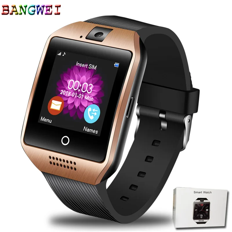 Rose Gold Модные спортивные Смарт-часы Музыкальный плеер поддерживает sim-карты Android мобильный телефон спортивный шагомер сидячий мониторинг умные часы - Цвет: Rose Gold