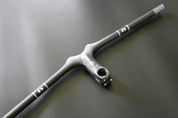 Teмани 3k карбоновый горный велосипед Интегрированный Плоский руль MTB подъем