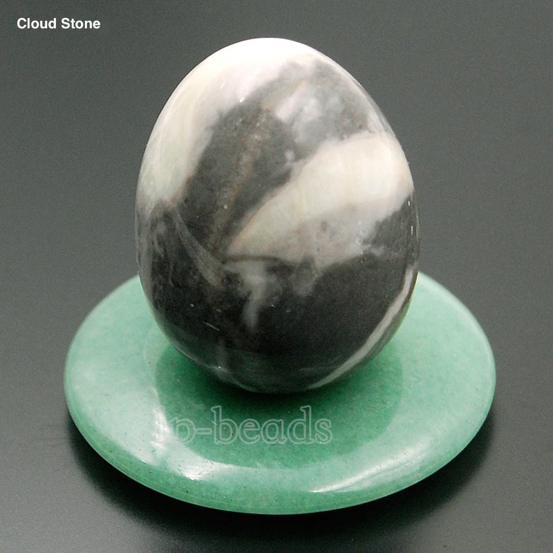 Облако камень 35x45 мм натуральный драгоценный яйцо Кристалл Исцеление Декор
