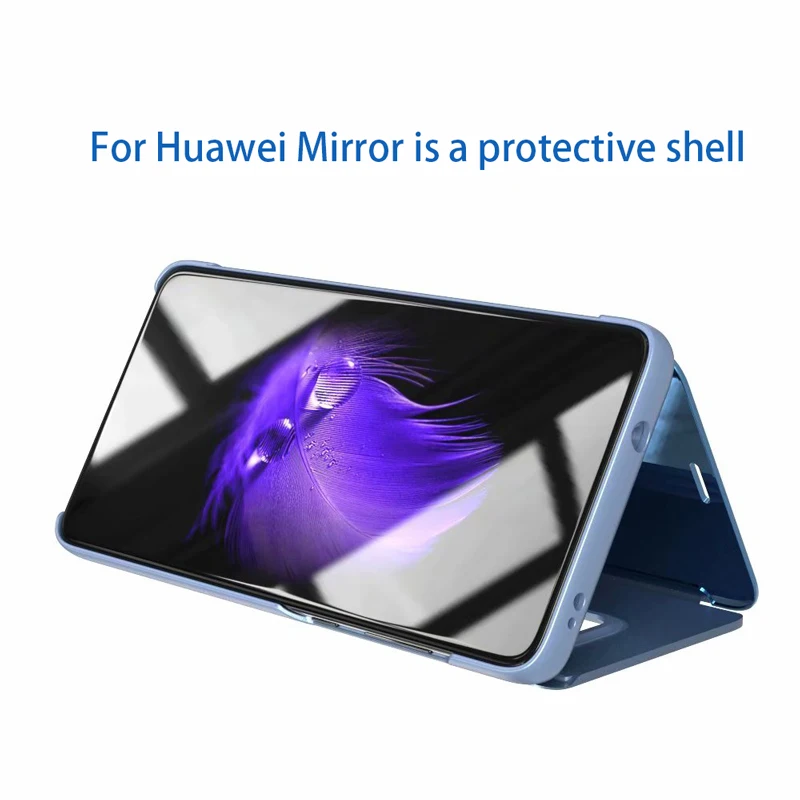 Smart Clear View Mirror Case For Huawei Honor 20i 10 P20 lite Mate 20 pro P10 Plus P30 P8 P9 2017 Nova 3i Shell Flip Stand Cover |