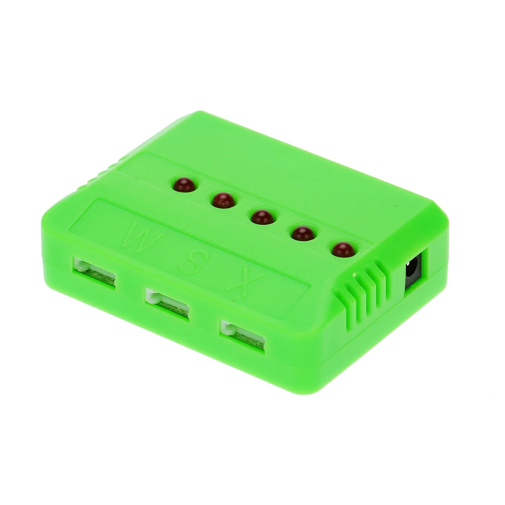 Зарядное устройство 5 в 1 Li po зеленое зарядное высокого качества для Hubsan H107 H107C SYMA