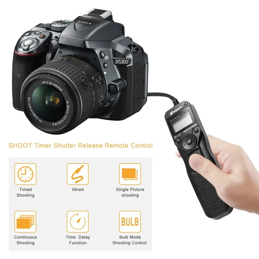 Интервалометр с таймером и кабелем дистанционного управления для Sony A7R A7S NEX 3N A5000