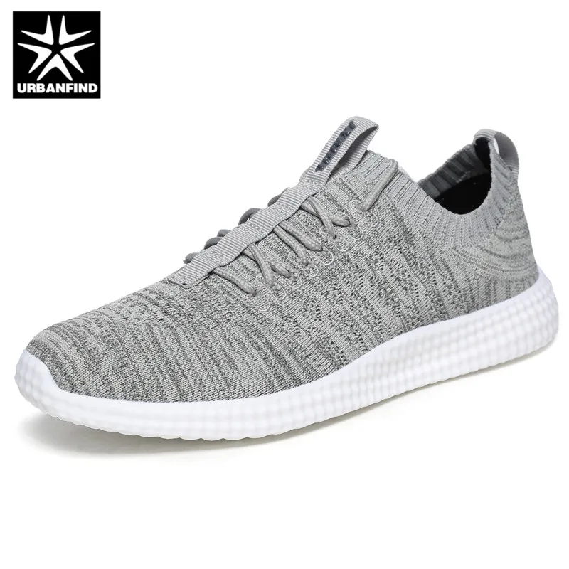 Мужские кроссовки Urban Find легкие из дышащего материала с трикотажным дизайном на