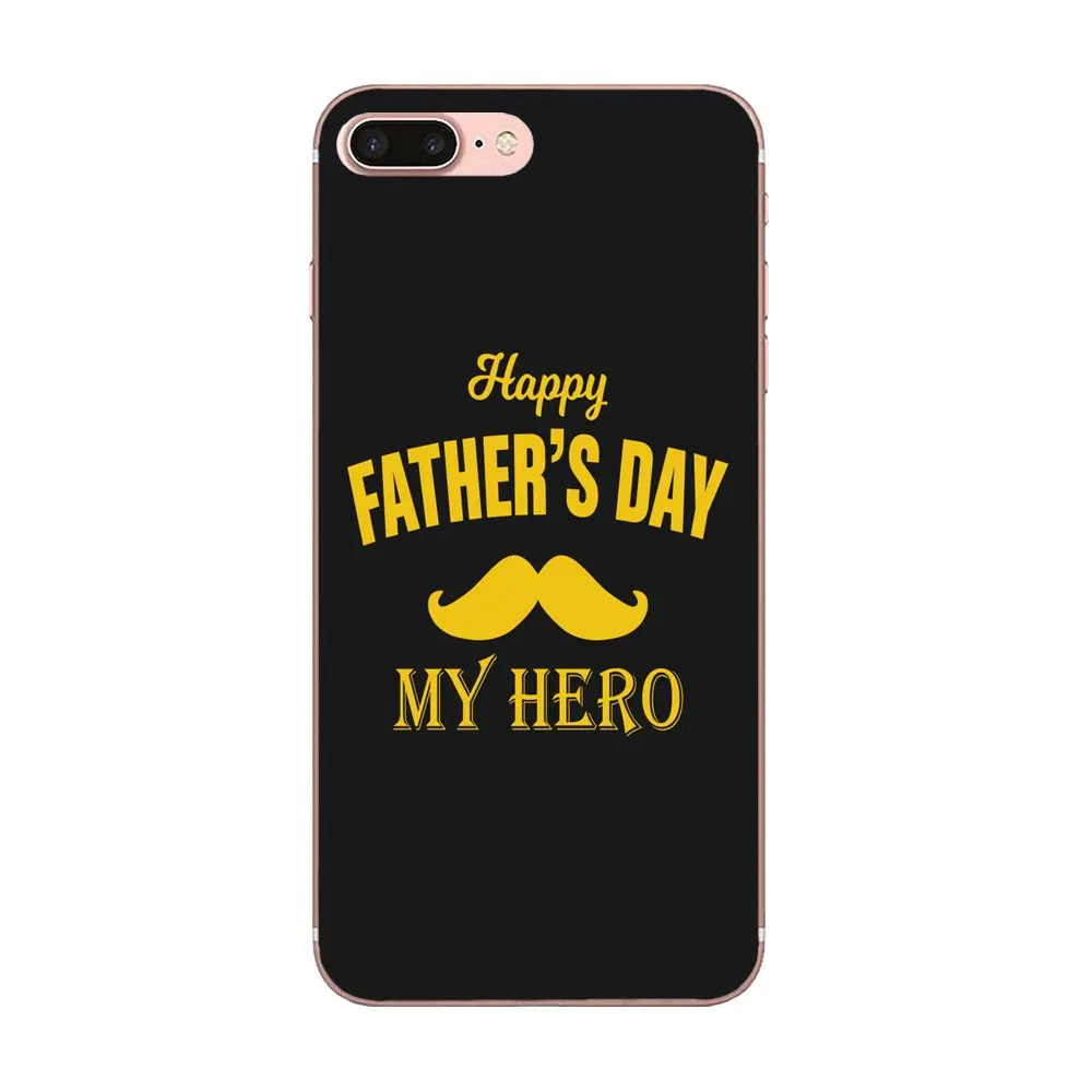 Мягкий чехол для мобильного телефона с надписью I Love My Best Dad Huawei P7 P8 P9 P10 P20 P30 Lite Mini