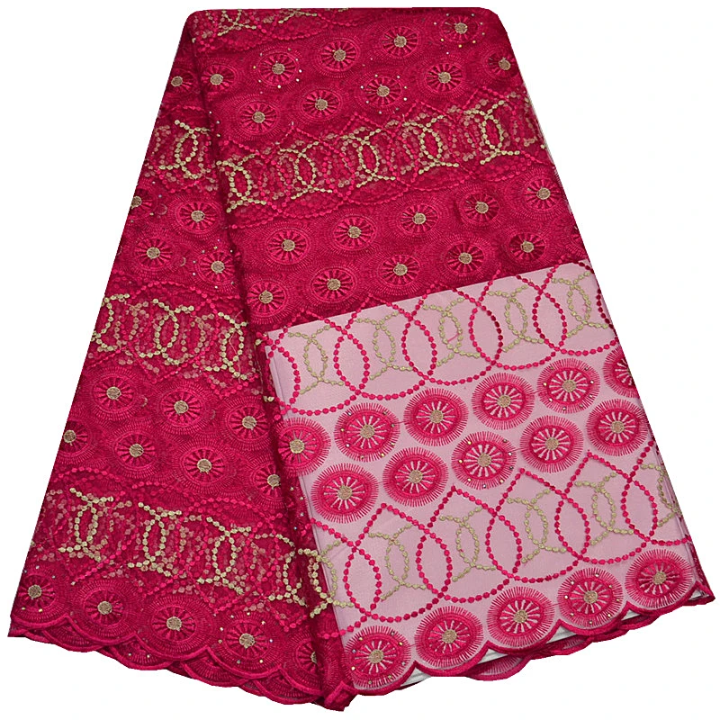 Новый Дизайн Африканского Кружевной Ткани 2017 Приятный Цвет Французский Тюль Для