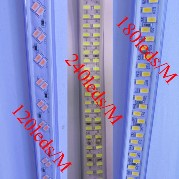 Светодиодный светящийся флюс 5730 SMD 100 м 240 светодиодный ленточный светильник 180 120