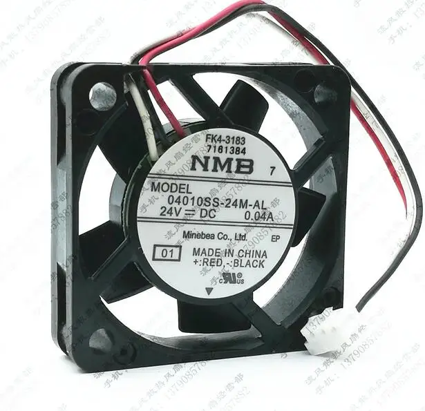 Вентилятор сигнализации NMB 04010SS 24M AL 4010 24V 0.04A 4 см 3pin|4010 24v|24v fan 4010fan 3pin |
