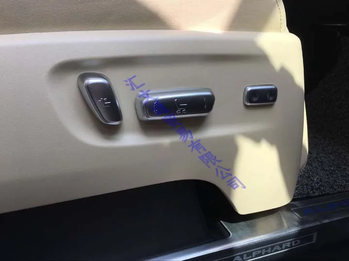 Для 2016-2019 Toyota Alphard Vellfire AH30 автомобильный ABS хромированный внутренний
