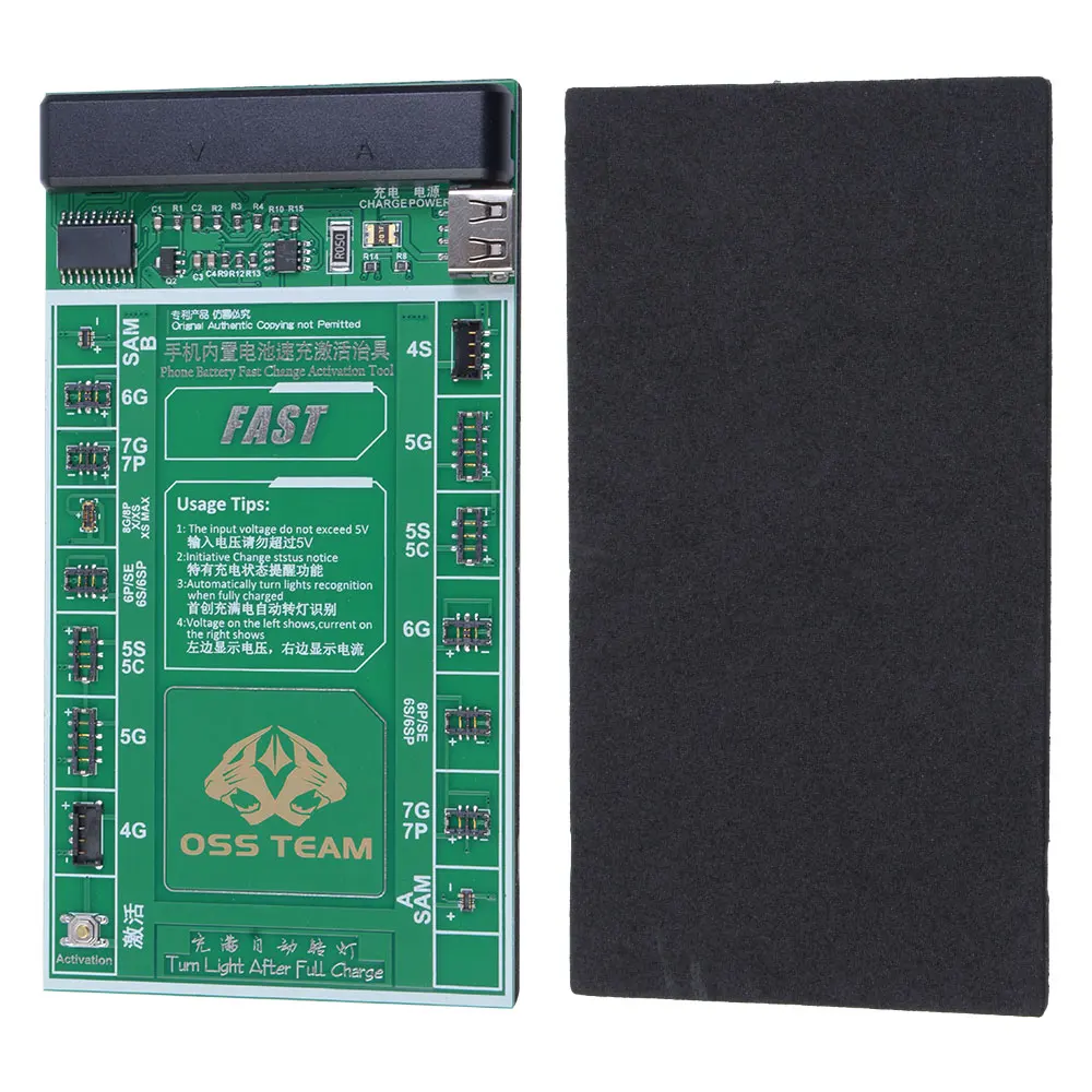 For IPhone for Samsung Battery Charging Repair Tool Phone Fast Activation Board Plate | Мобильные телефоны и аксессуары