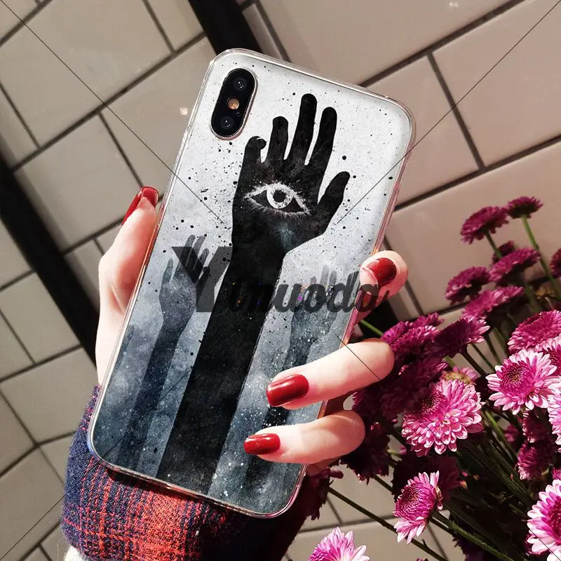 Yinuoda пирамида глаз символ иллюминатов Силиконовый прозрачный чехол для Apple iPhone 8 7 6 6S Plus X XS MAX 5 5S SE XR Обложка на.