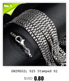 GNIMEGIL золото Цвет/серебро Цвет тонкий 2 мм цепи коробки Цепочки и ожерелья для Для женщин Для мужчин Дети 16/18/20/22/24/26/28/30 дюймов ювелирное изделие ожерелье для официальных случаев