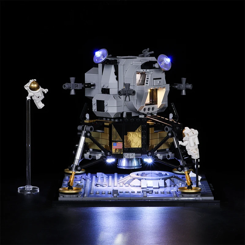 Vonado Light DIY серия для Lego 10266 Apollo 11 Moon посадочный ящик светодиодный комплект