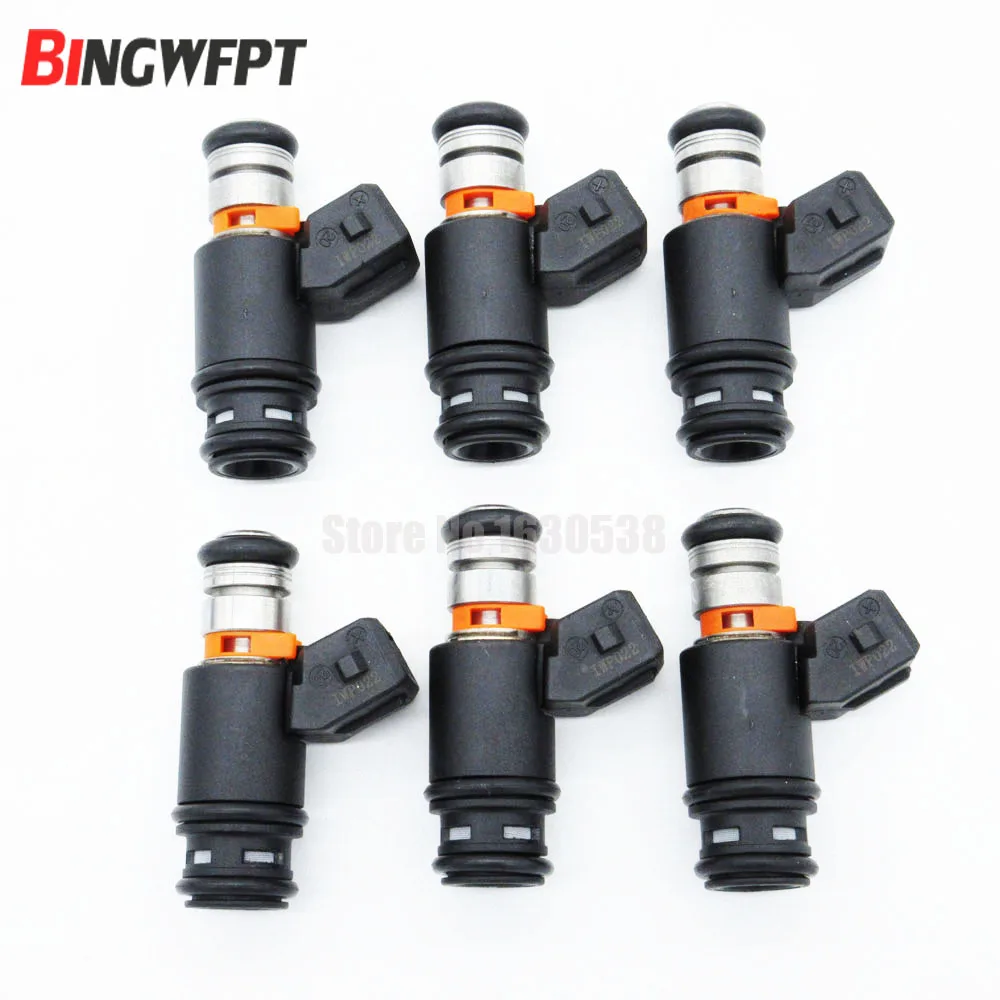 6pc/lot Fuel injector for Volkswagen VW Golf Jetta EuroVan 2.8 V6 IWP022 805000348303 021906031D 021906031B FJ573 | Автомобили и