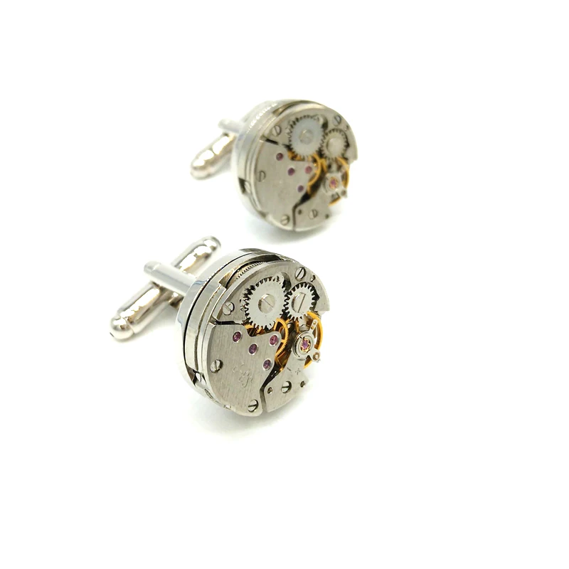 Запонки мужские часовой механизм оптовая продажа|watch movement cufflinks|cufflinks for menscufflinks sale