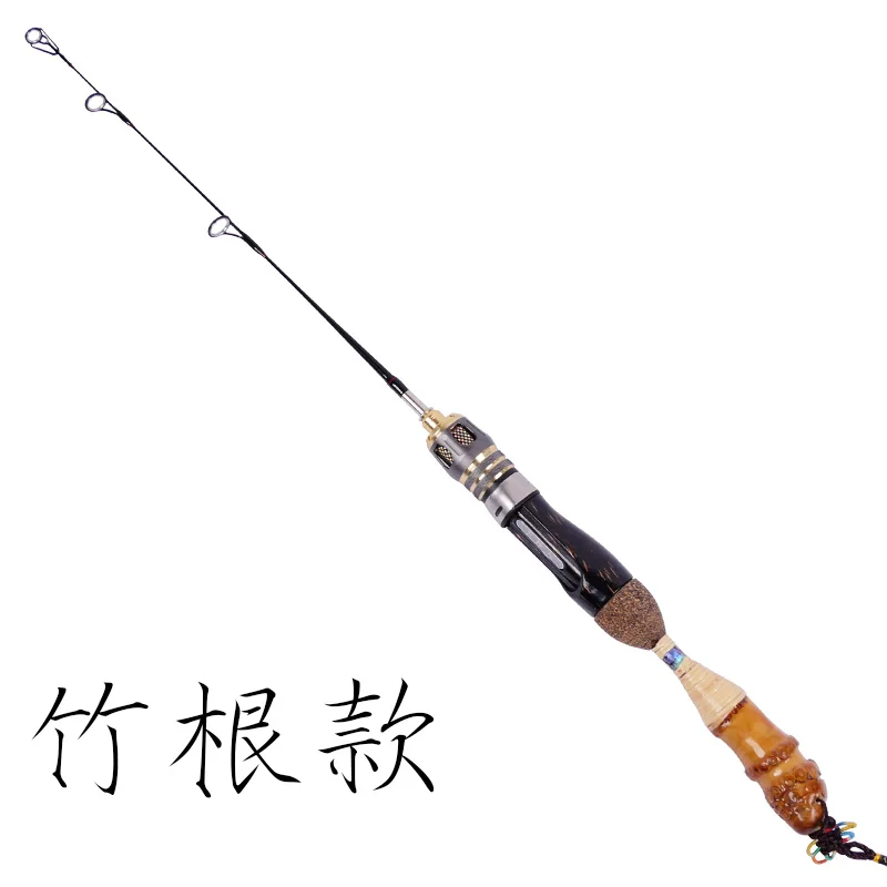 Бесплатная доставка! 55 см удочка для ледовой рыбалки две секции большое