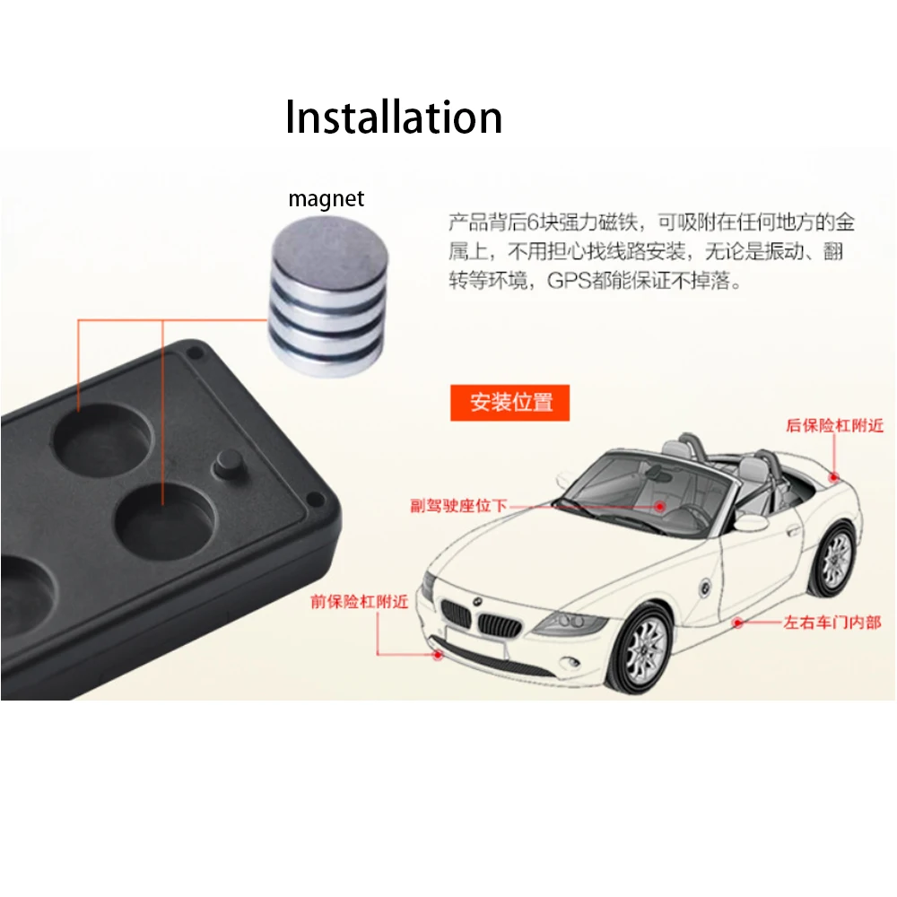 Бесплатная доставка SPY автомобиля в режиме реального времени отслеживать GPS gsm gprs