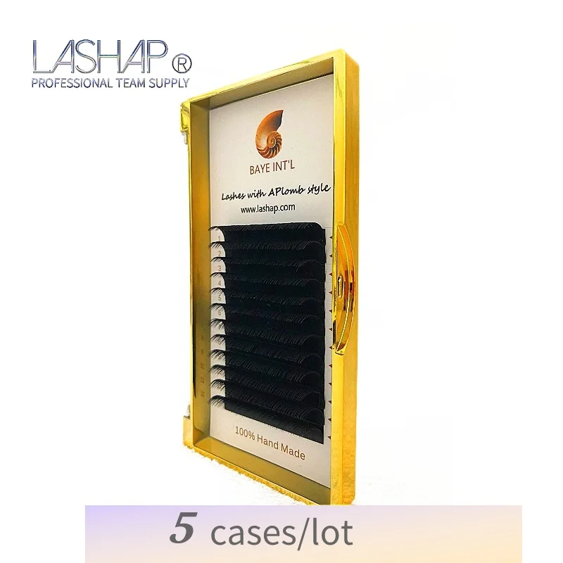 LASHAP 5 чехлов для наращивания ресниц из искусственной норки 12 линий/лоток 8 до 15 мм C
