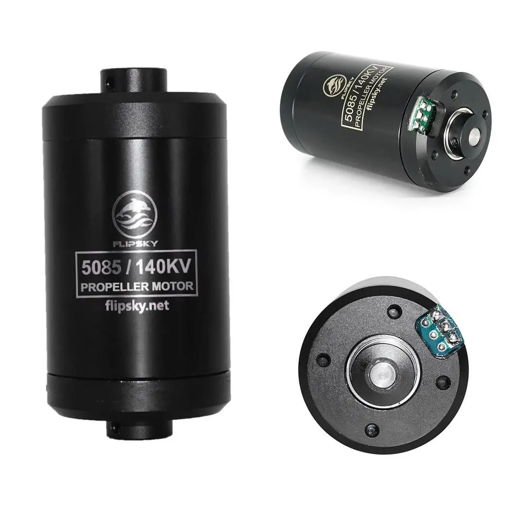 Прочный F5085 140KV подводный моторчик с пропеллером 0,750 кг черный