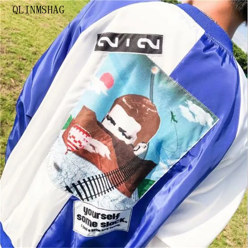 QLINMSHAG 2019 новая хип хоп брендовая легкая спортивная куртка Стильная Повседневная