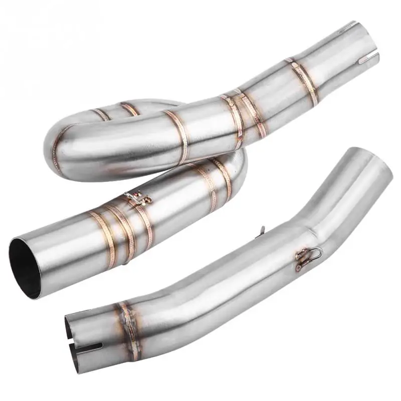Средняя выхлопная труба мотоцикла Link подключение для Benelli BN302 TNT300 2014 2015 2016 2017 2018 из