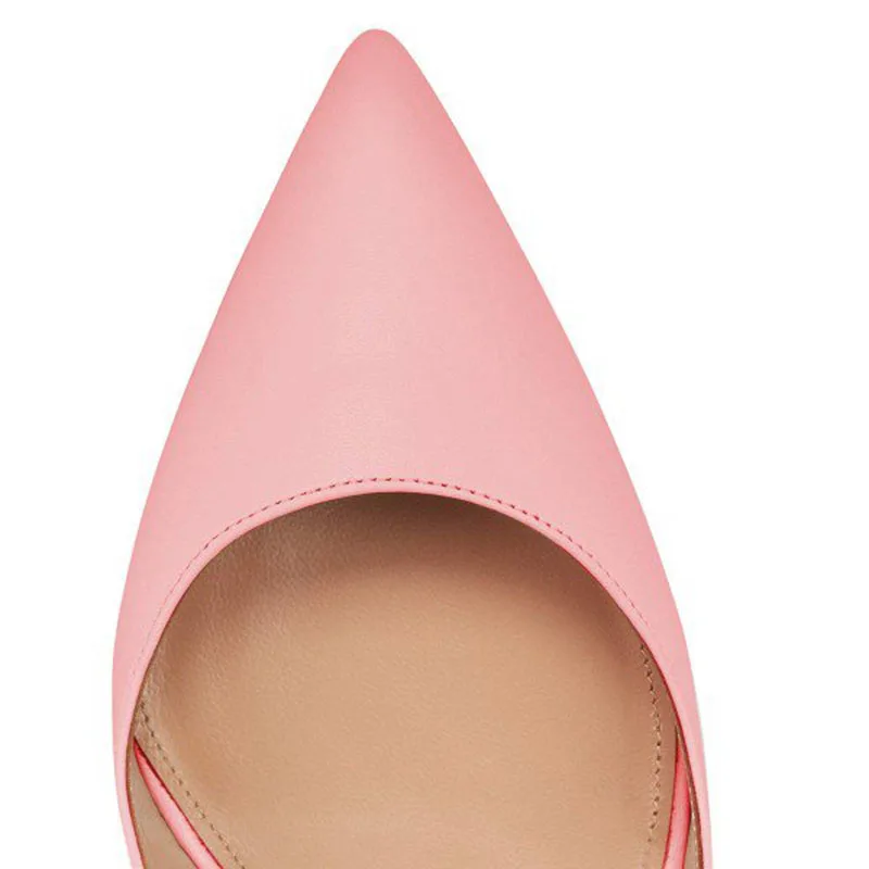 Босоножки женские с ремешком на щиколотке сандалии острым носком тонком каблуке