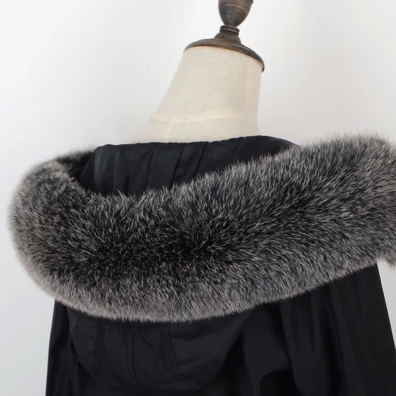 Оригинальная натуральная лиса меховой воротник шарф новый 100% натуральный мех