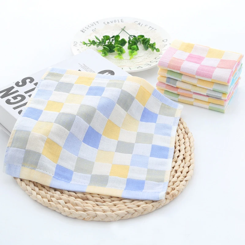 Махровое полотенце платок для новорожденных квадратная Абсорбирующая сушильная
