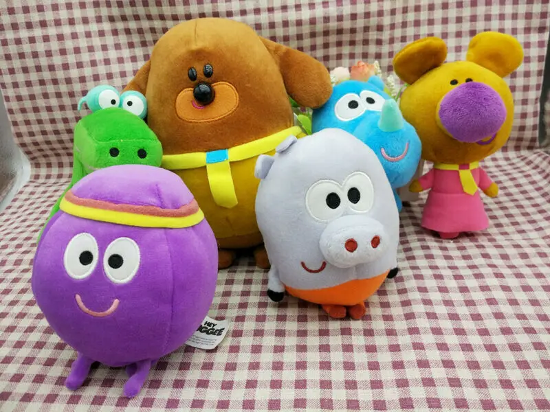 Набор из 3 х Эй Duggee Гав рулет Happy мягкая плюшевая игрушка подарок