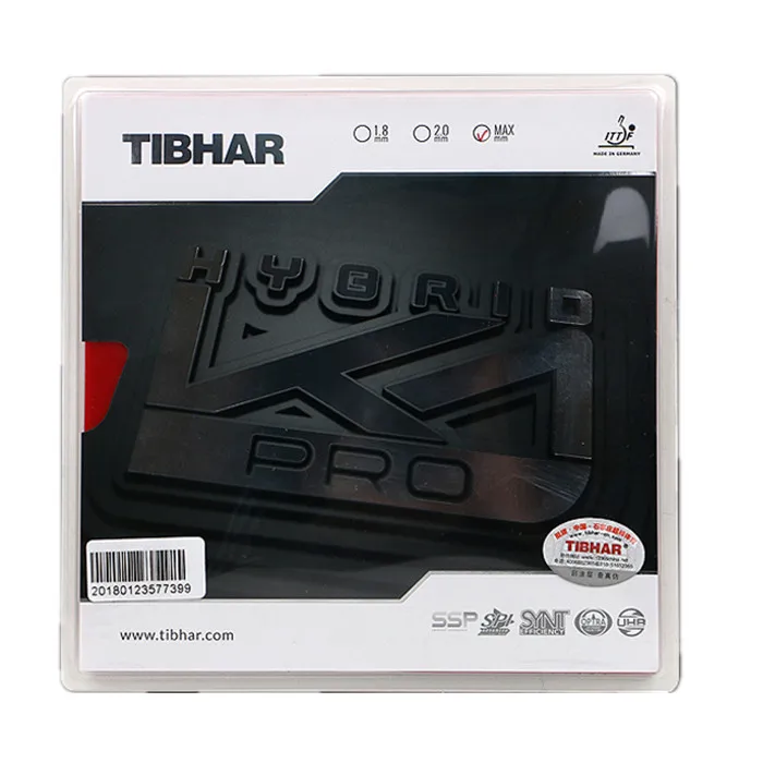 TIBHAR гибридная K1 / PLUS клейкая резиновая Натяжная губка предручная для настольного