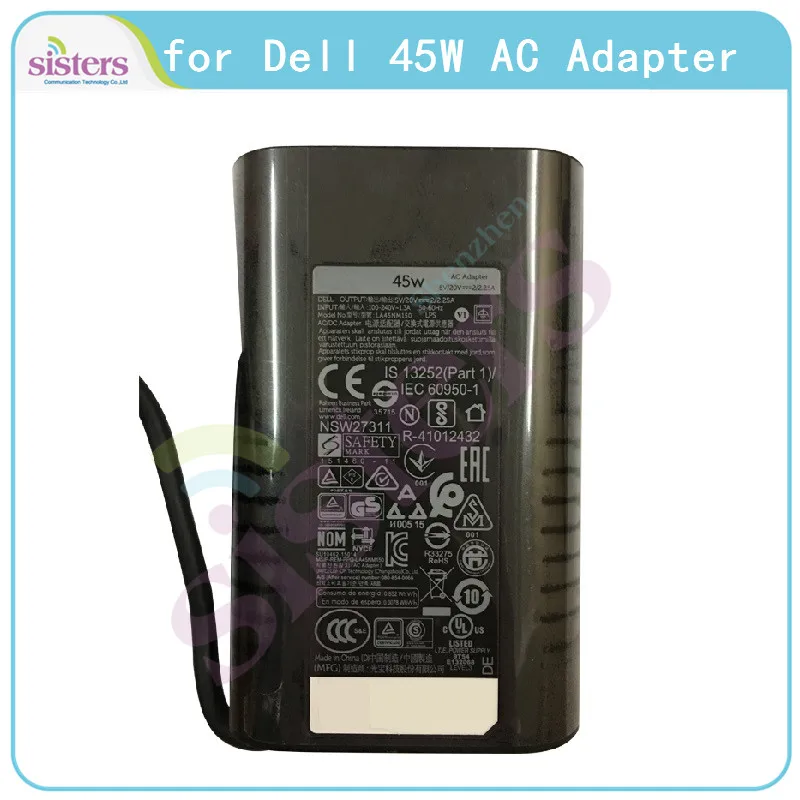 Адаптер питания переменного тока 45 Вт для Dell XPS 13 9333 12 L221X 11 оригинальный 19 5 в 7437 а
