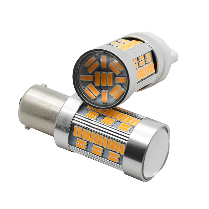 2x LED CanBus без ошибок 1156 7506 7528 BA15S P21W led BAU15S PY21W T20 7440 WY21W для автомобиля указатель