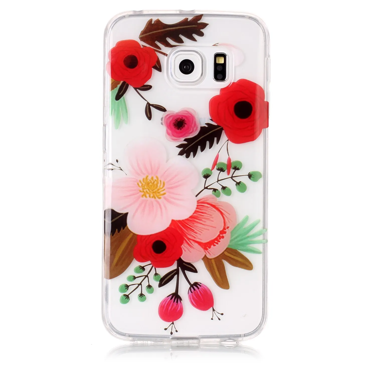 Мягкий ТПУ чехол для Samsung Galaxy S6 S 6 Edge G925 G925F G925J SM-G925F SM-G925J прозрачный силиконовый