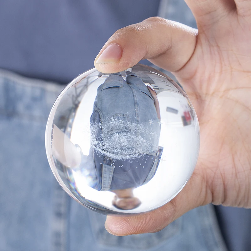 H &amp D 60 мм Galaxy Ball Хрустальный дисплей глобус полная Сфера Стеклянный пресс-папье