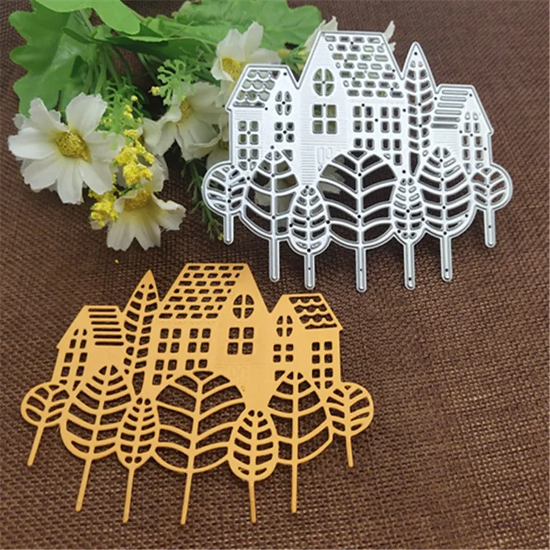 Металлические вырубки для скрапбукинга штампы высечки дерева 2019|Вырубные