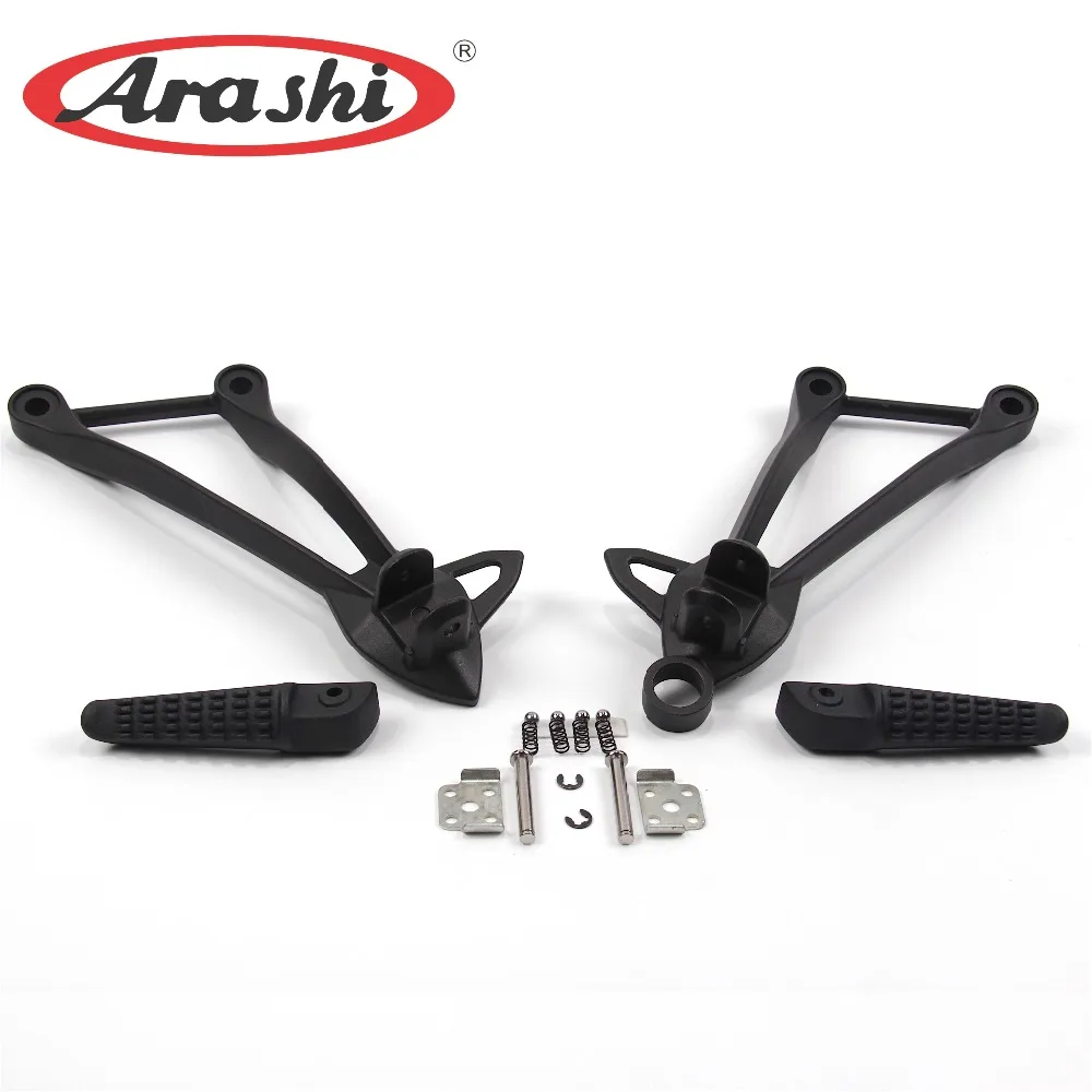 Мотоциклетные Задние подножки ARASHI педали для ног KAWASAKI NINJA ZX 10R 2008 2009 2010 ZX10R