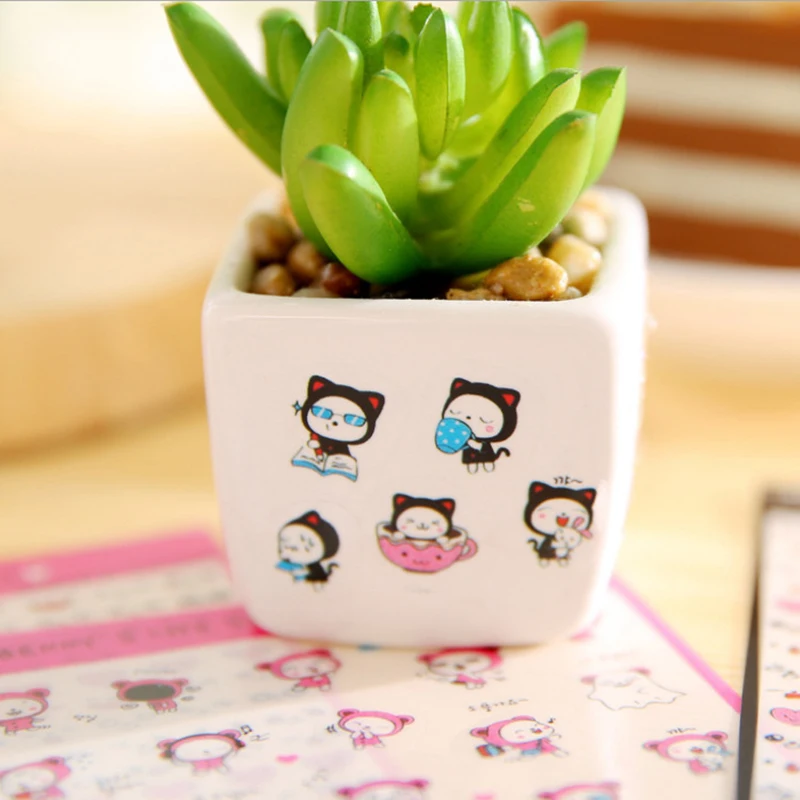 6 листов милый дневник украшения корейские канцелярские принадлежности Йо йо