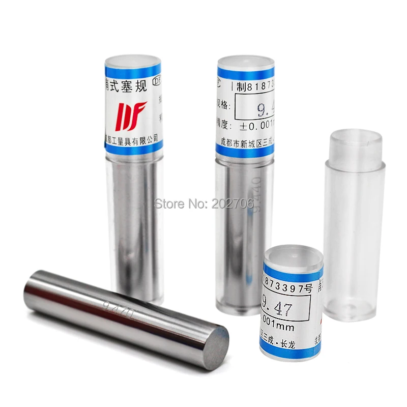 10pcs/lot Pin gauge Smooth Plug Gauge Hole size 0.5-5.99mm 6-9.99mm step 0.01mm Cylindrical Gage Measuring Tool | Инструменты