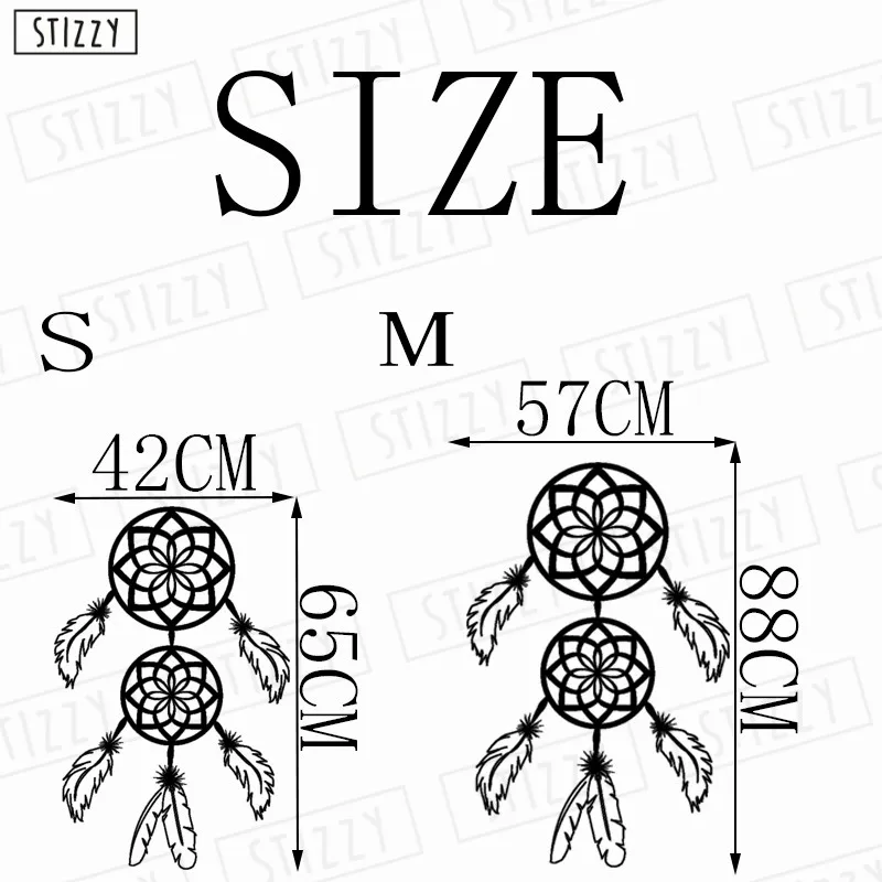 STIZZY Wall Decal Dream Catcher Vinyl Stickers Window Art Mural Modern Talisman Amulet Home Decor Interior Design Gift C70 | Дом и сад