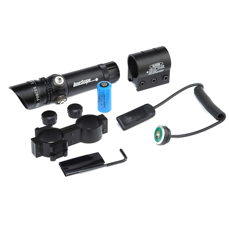 Уличный Тактический лазерный прицел 5 мВт красный зеленый лазер 650 нм осветитель