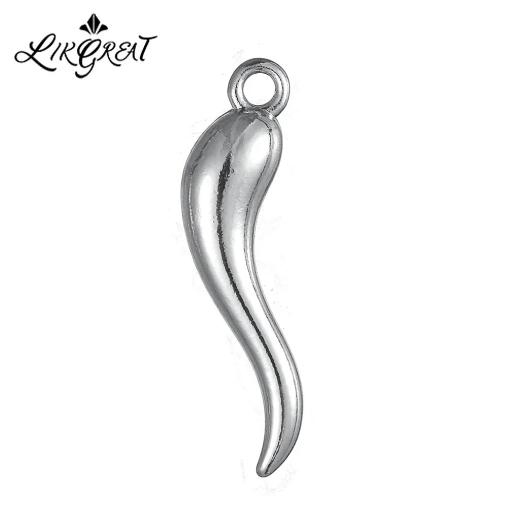 Подвеска LIKGREAT для изготовления ювелирных изделий в форме золотого единорога |