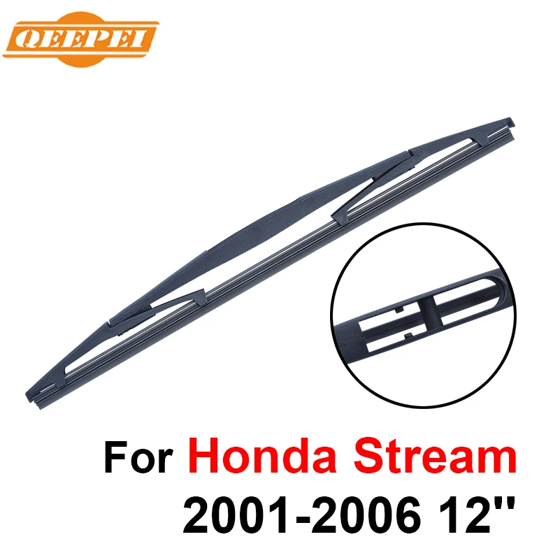 QEEPEI Front and Rear Wiper Blade no Arm For Honda Stream 2001-2006 High quality Natural Rubber windscreen 24''+14'' |