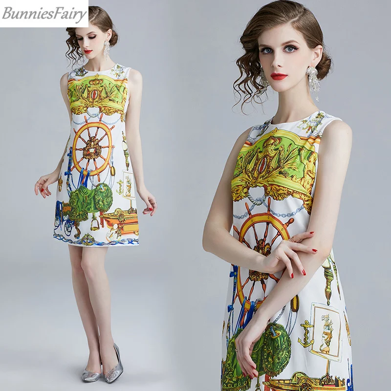 BunniesFairy 2019 летняя Новинка женское винтажное ретро платье в стиле с морским якорем