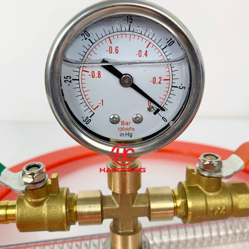 

Free Shipping 3 Gal (12L) Vacuum Chamber Cover 25.6CM and Accessories