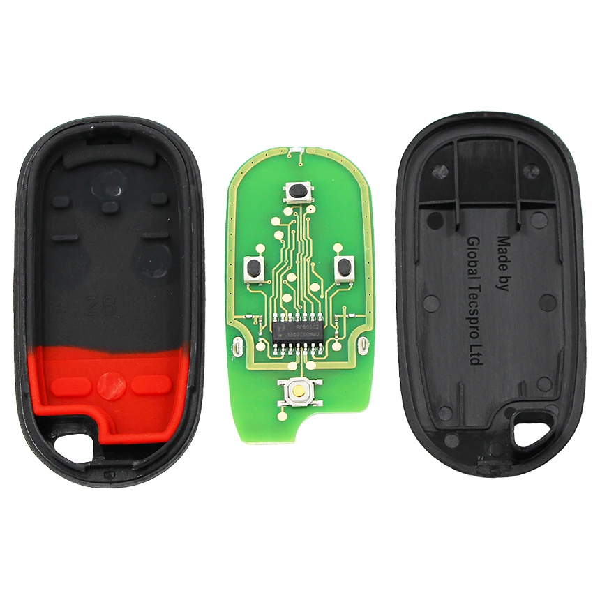 Новые модели кнопок без ключа 3 + 1/4 для Honda Civic Si 2002 2005 4 кнопки 313 8 МГц|Ключ от авто| |