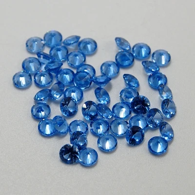 Aquamarine 119 Нано-сапфир красный рубин слоновая кость Аметист Аквамарин опал Синий Кристалл драгоценные камни, воск установка термостойкий камень для изготовления колец - Цвет: Aquamarine 119