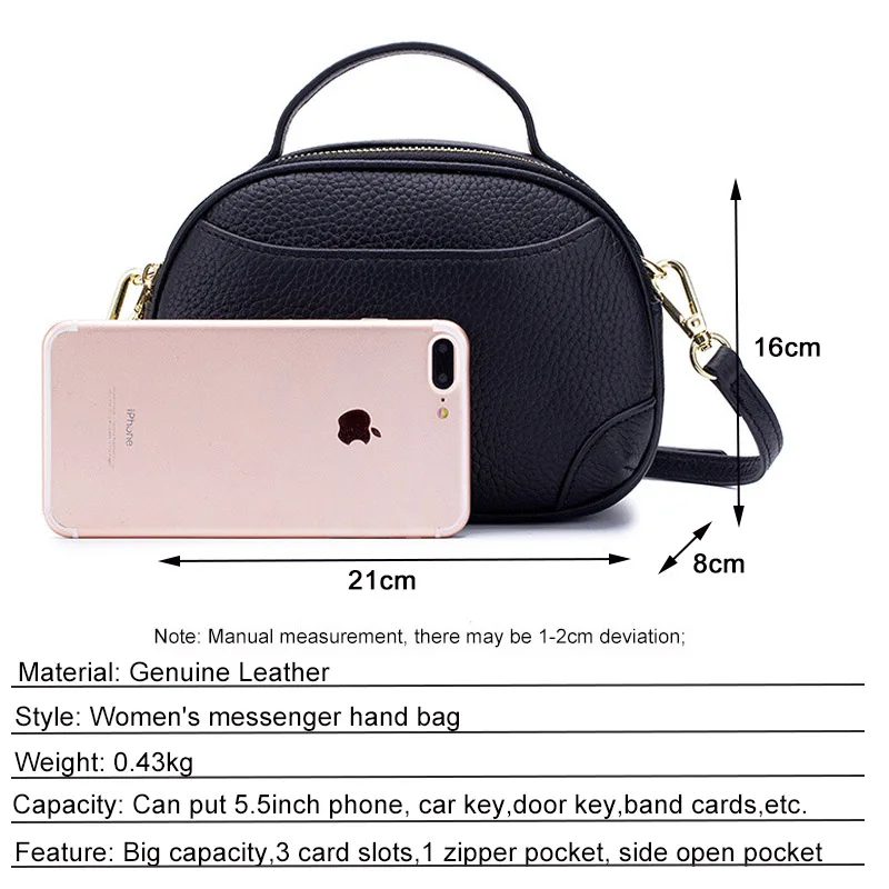 Женская сумка мессенджер из натуральной кожи на плечо|Сумки с ручками| |